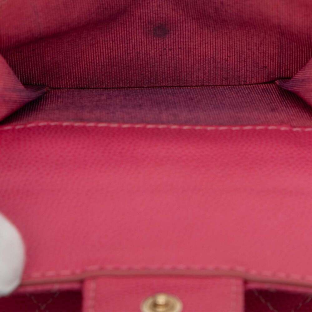 CHANEL Authentic Pink Caviar Leather Logo Wallet - Picture 5 of 9